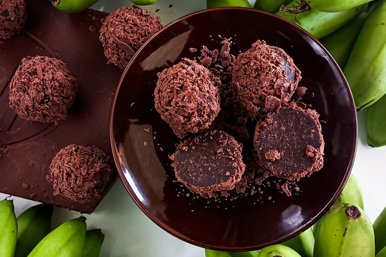 Brigadeiro de banana imagem receita