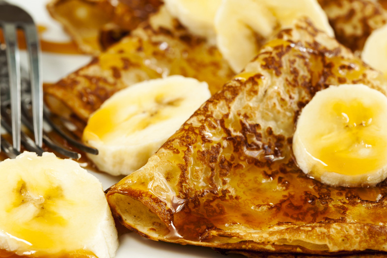 Imagem receita panqueca de banana