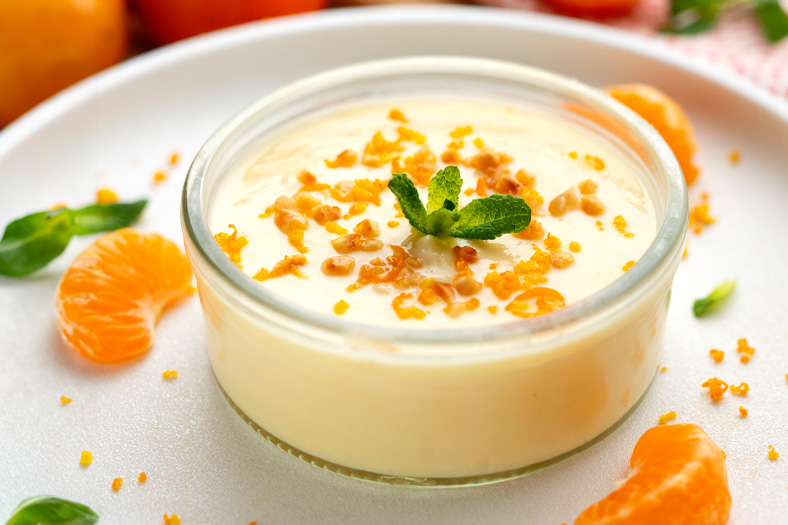 Imagem receita mousse tangerina